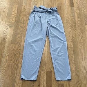 Athleta Women's Skyline Pant II Light Blue Tie Pocket Straight Leg Pants